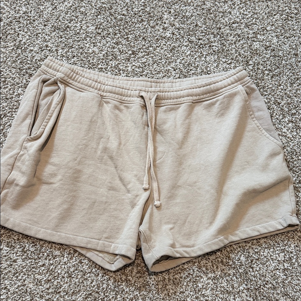 🌿 Fashion Nova Tan Athletic Shorts for Men